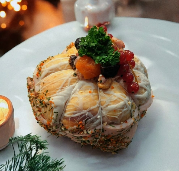 Cuisse de chapon farçie