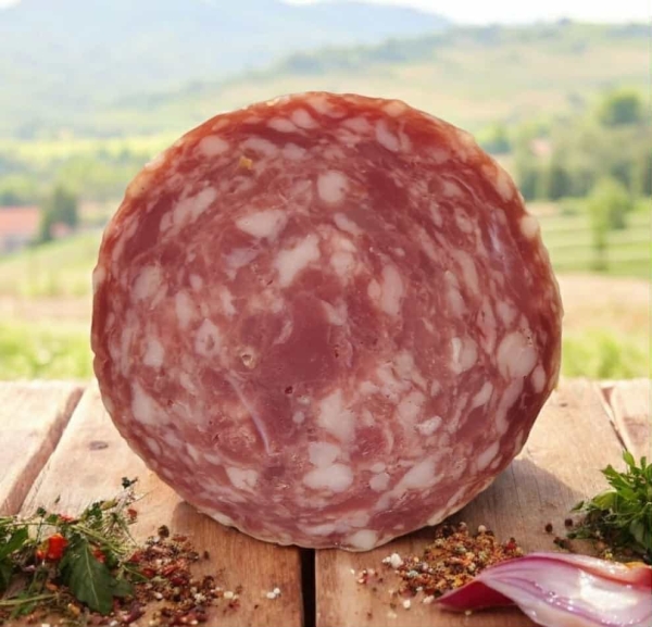 Salami à l'échalotte