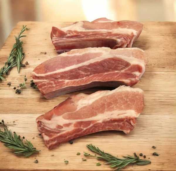 Plates côtes de porc