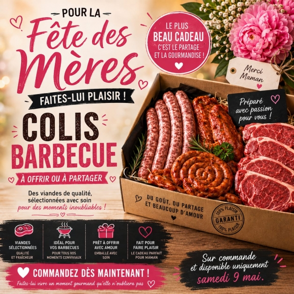 Colis BBQ fêtes des mères