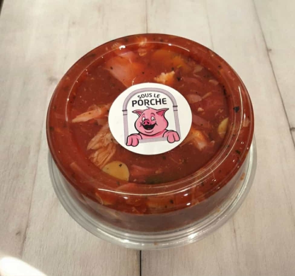 Ravier de tête de veau de porc